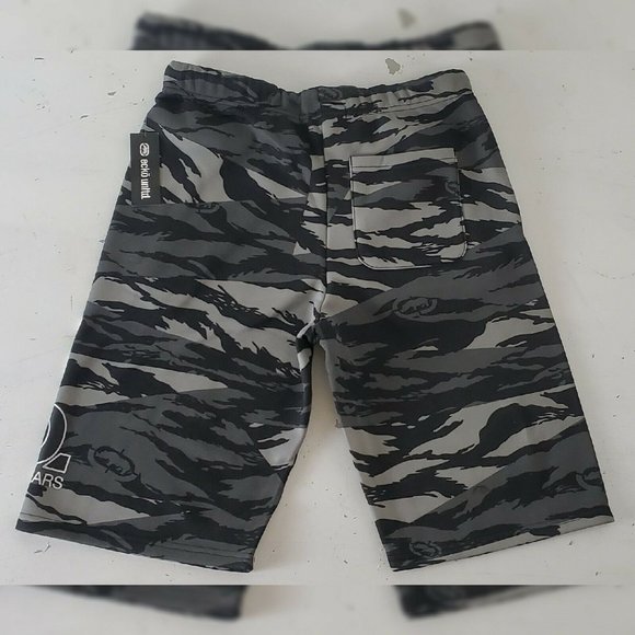ECKO UNLTD AUTHENTIC FLEX IT FLEECE SHORTS MEN'S REGULAR FIT SIZE S BLACK TIGER - Picture 4 of 8